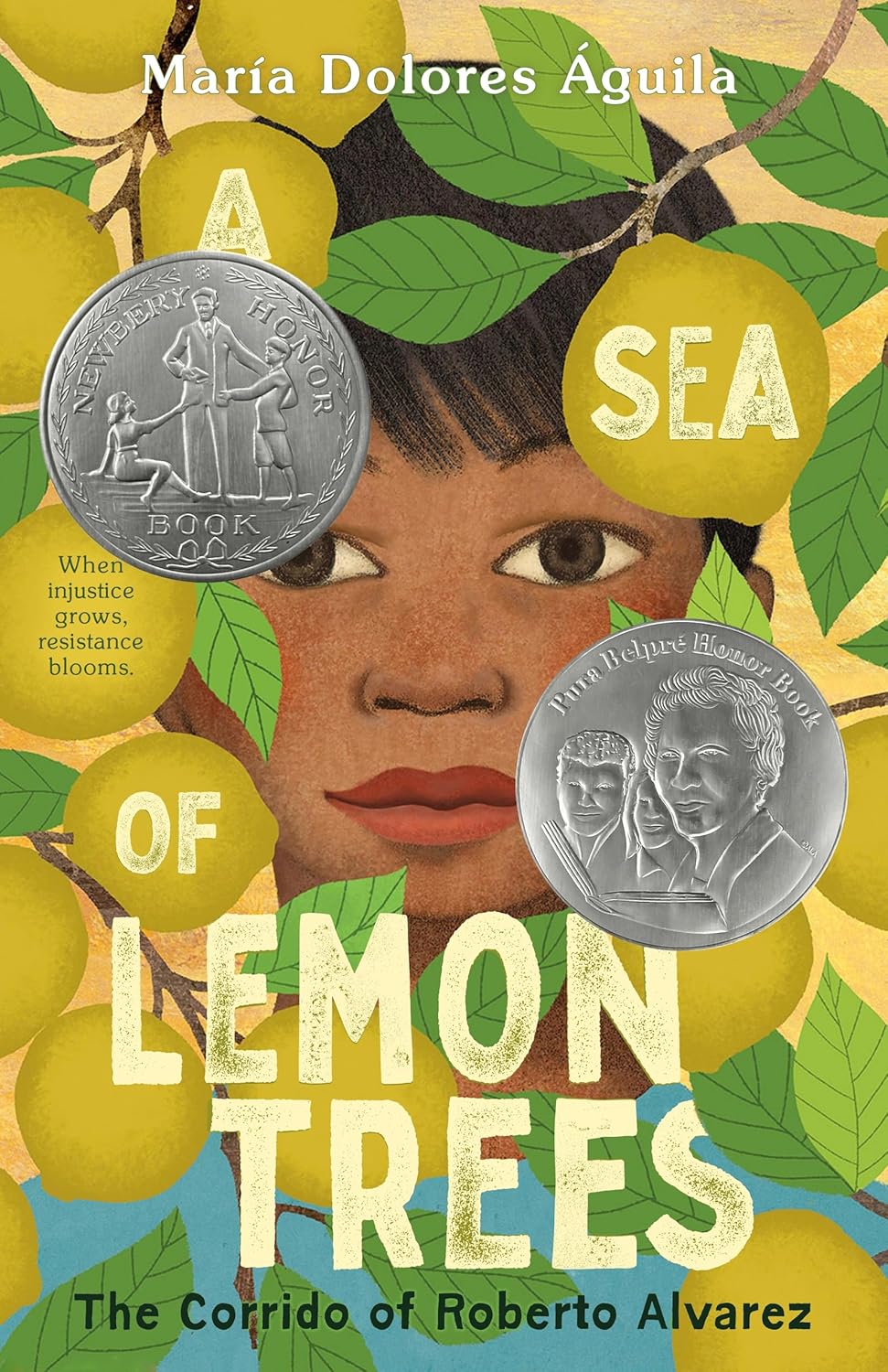 Cover of A Sea of Lemon Trees by María Dolores Águila